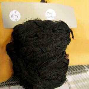 H108-NEW Black Door Creepy Curtain 40"w x6'